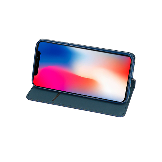 Elegante magnetische hoes voor Xiaomi Mi Note 10 Pro - donkerblauw