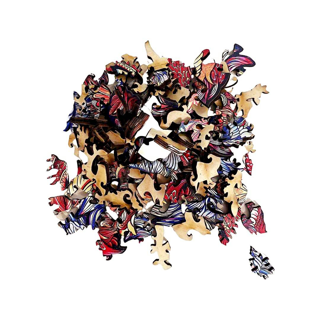 Houten puzzel - Lion / S