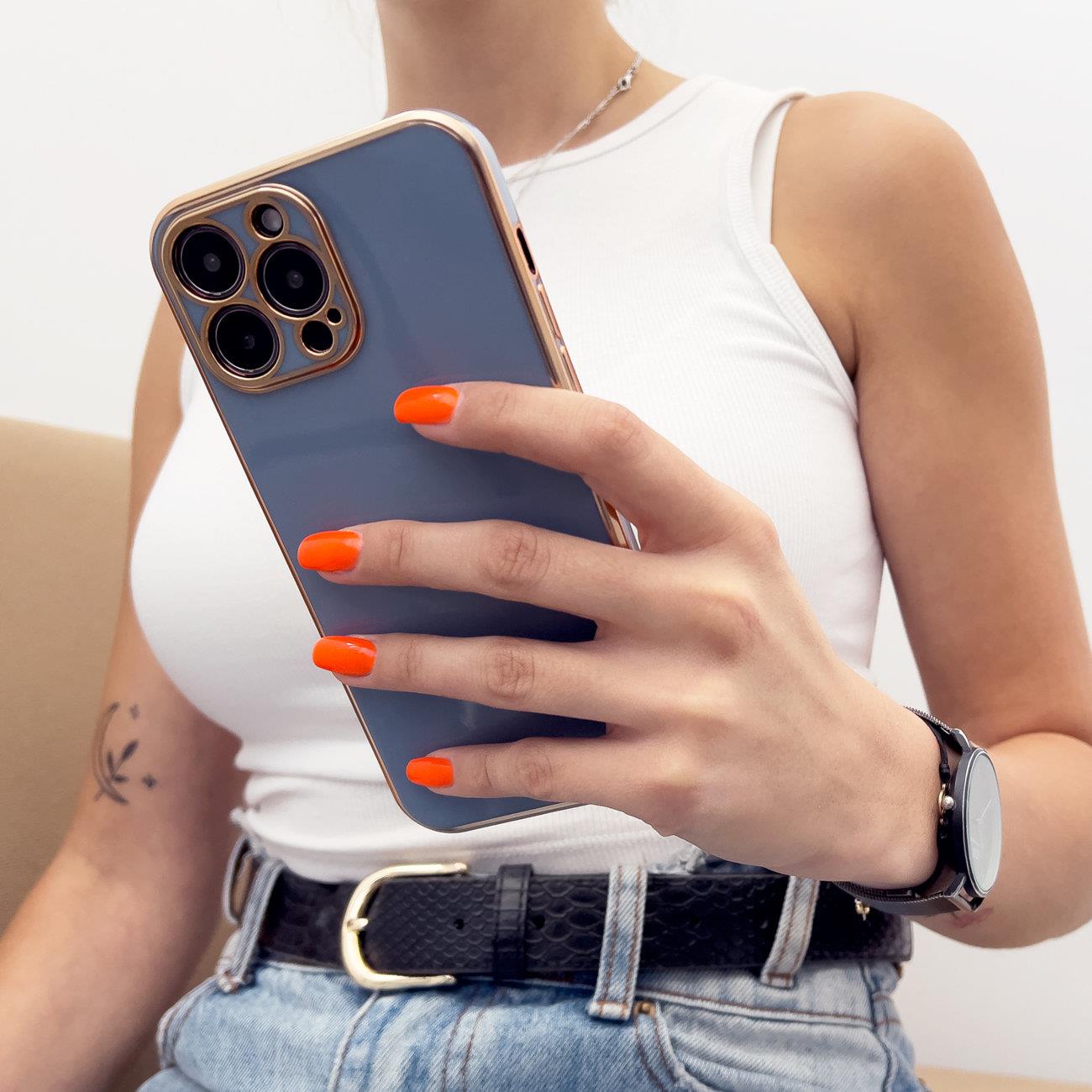 Gelcase Lighting voor Apple iPhone 12 Pro Max - wit