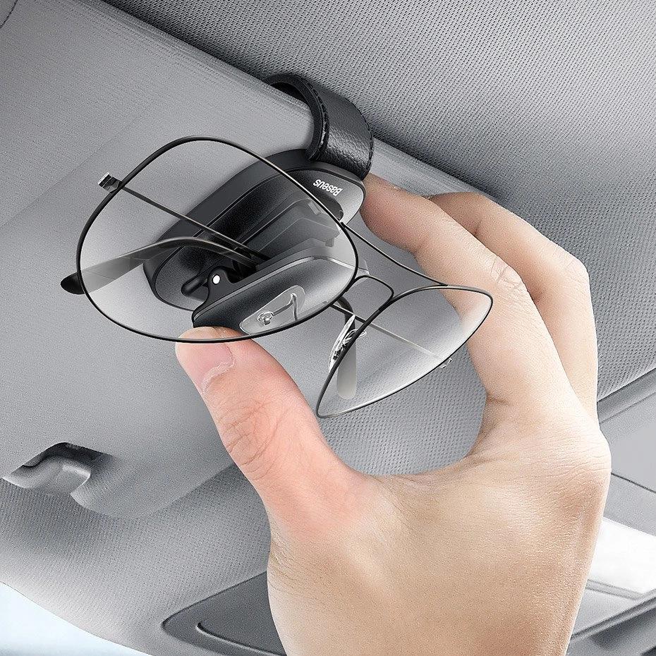 Baseus brilhouder voor in de auto – Zilver