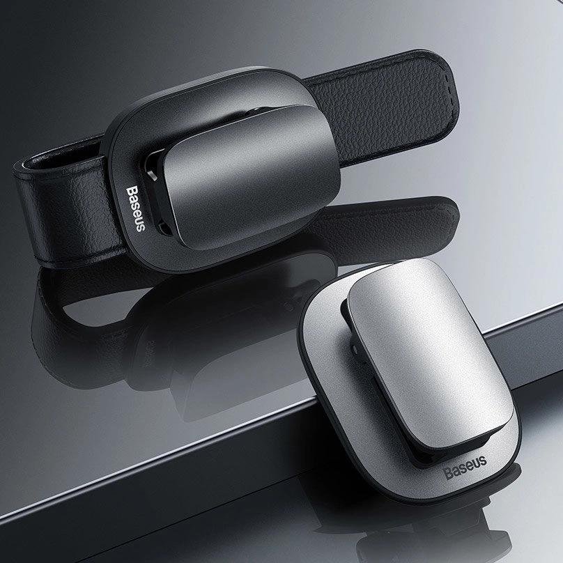 Baseus brilhouder voor in de auto – Zilver