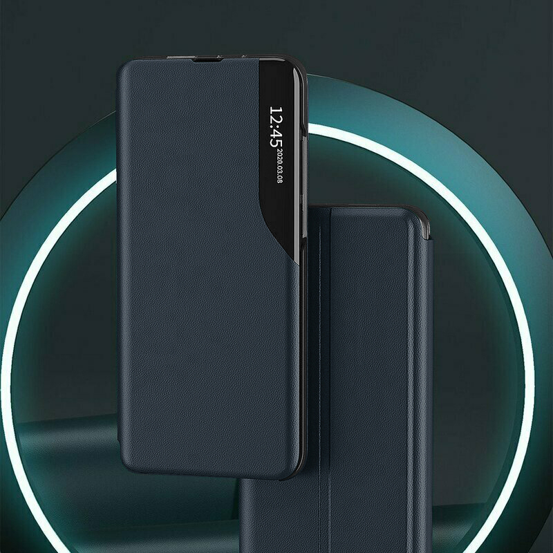 Elegant boekhoes View Case voor Xiaomi Redmi Note 13 - donkerblauw
