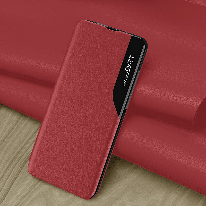 Elegant boekhoes View Case voor Xiaomi Redmi Note 13 - rood