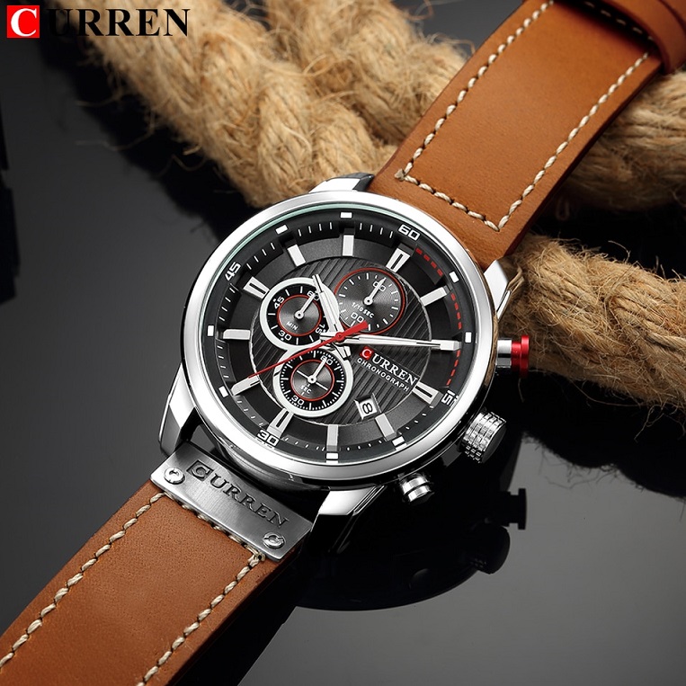 Horloge CURREN - Bruin / Zilver