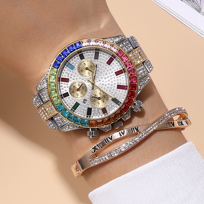 Horloge EX-22592 - Goud/Roze
