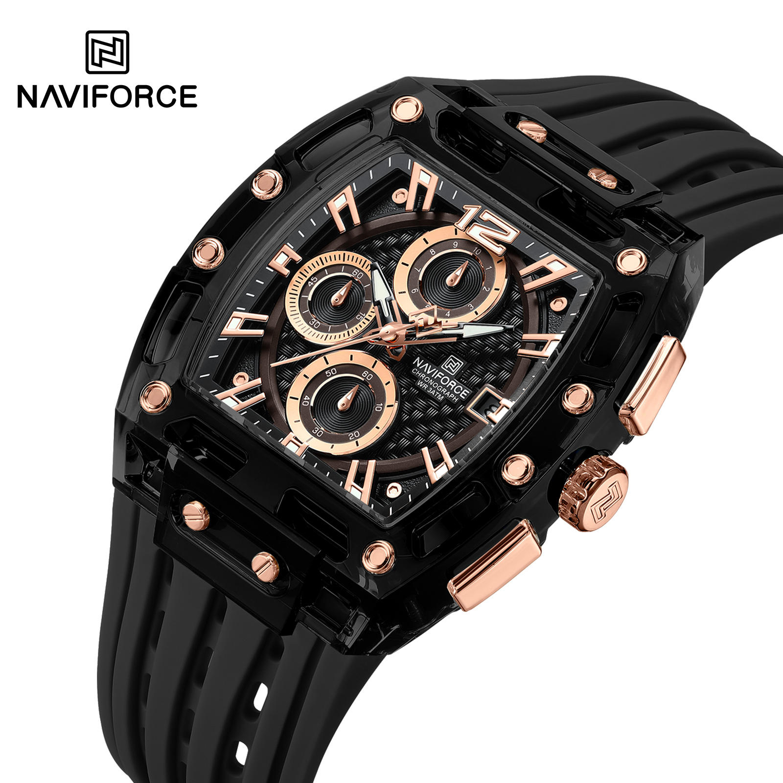 Horloge NAVIFORCE SI-38625 - Bruin