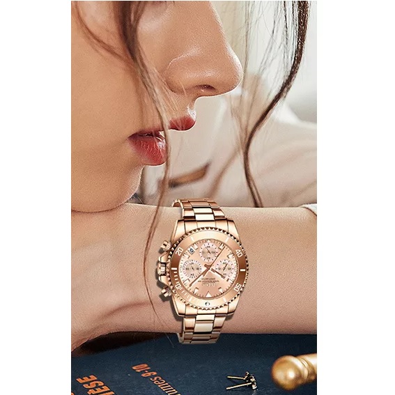 Horloge BIDEN WO-14641 - Roségoud