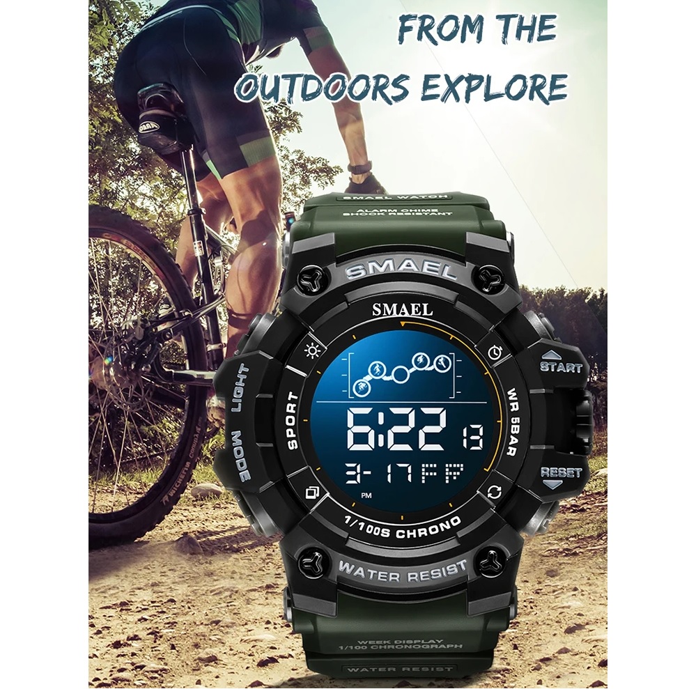 Horloge SMAEL DI-29465 - Wit / Blauw
