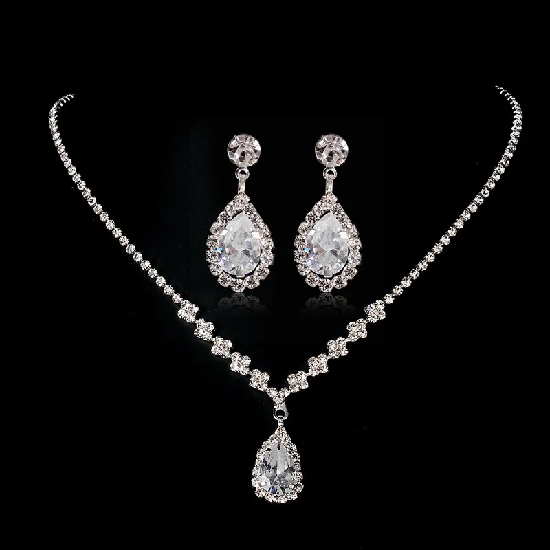 Set EM-29232 - Zilver / Kristal