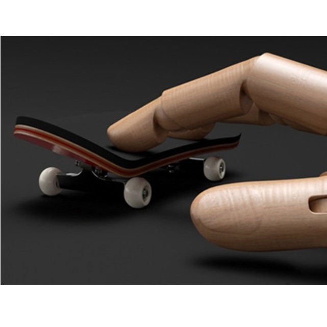 Vingerskateboard - Zwart