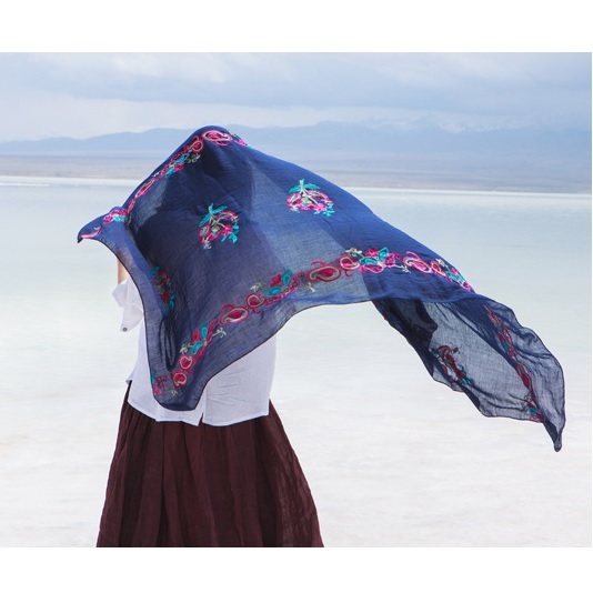 Sjaal FL-12115 - Blauw