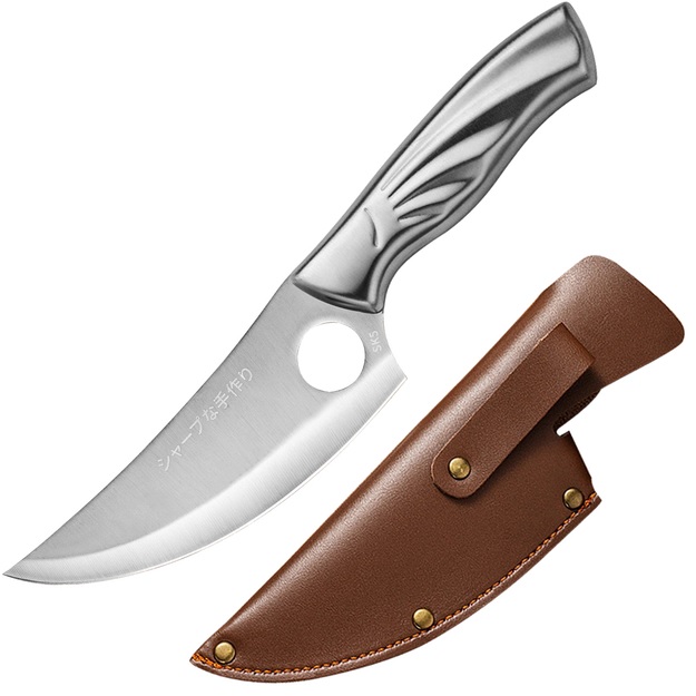 Keukenhakmes FU-18431 - Zilver / Zonder etui