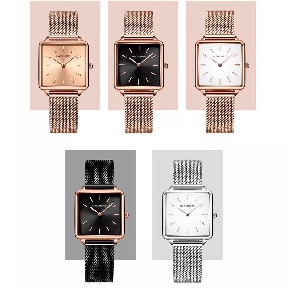 Horloge Hannah Martin - Goud / Zwart / Type2