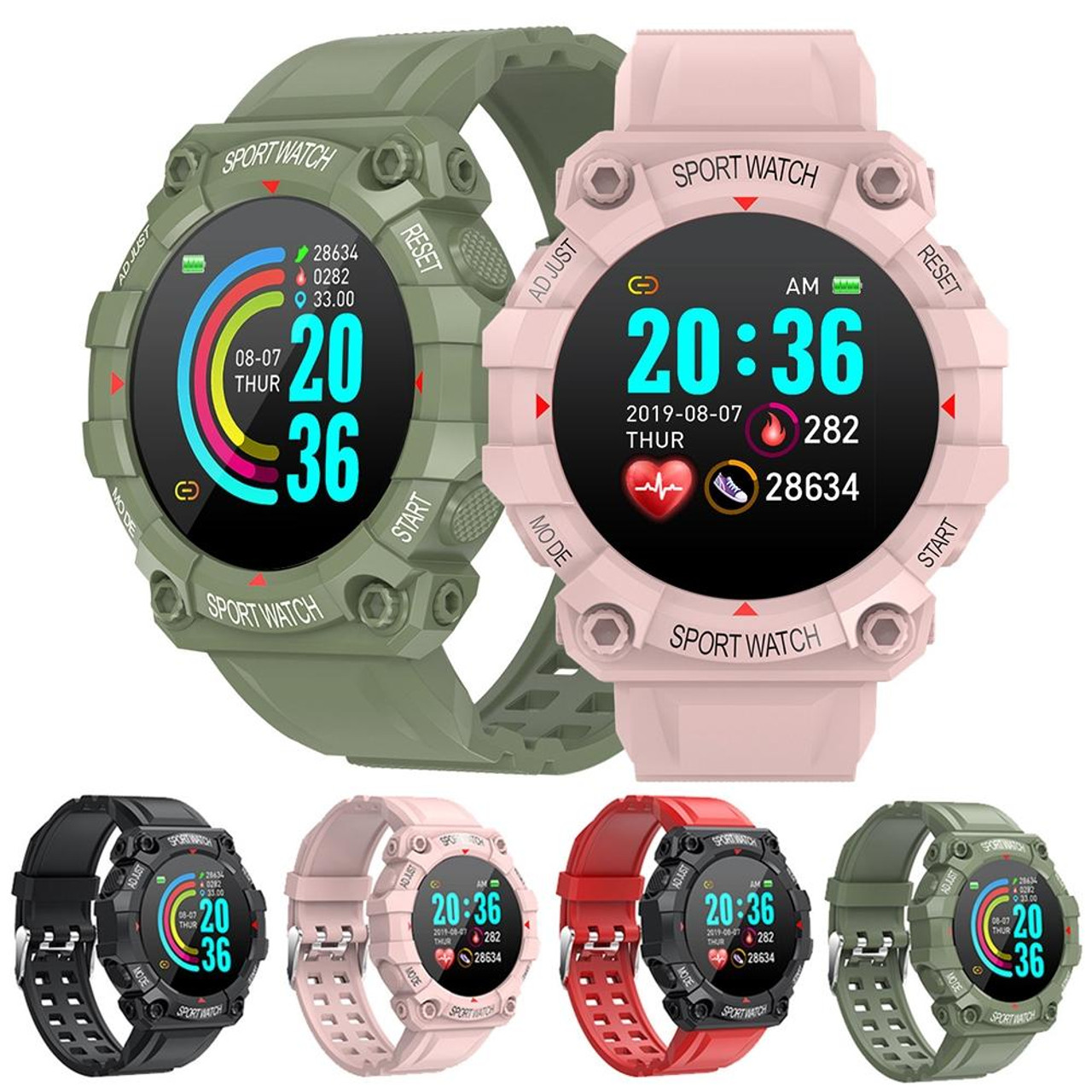 GR-32770 GT7.5 - Slimhorloge - Rood