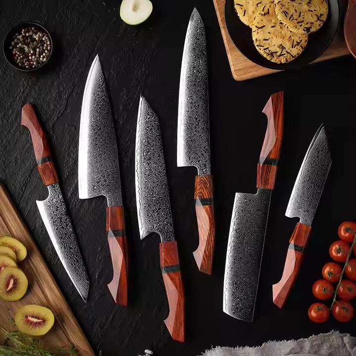 Damast keukenmes KI-35080 - Chef