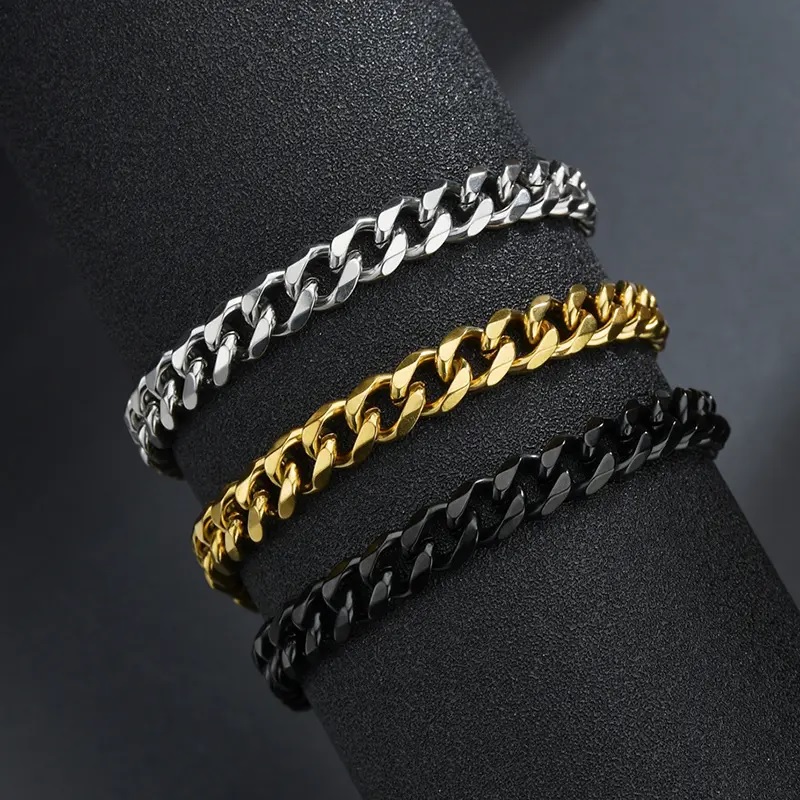 Armband KR-34823 - Goud / 22cm / 3mm