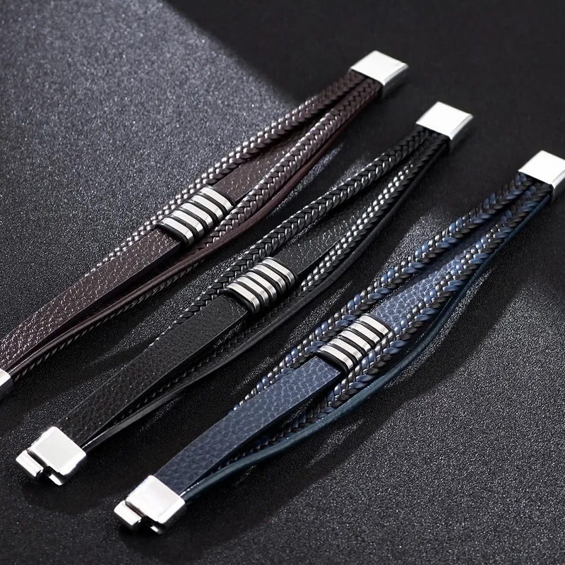 Armband MA-33286 - Blauw / 21,5cm
