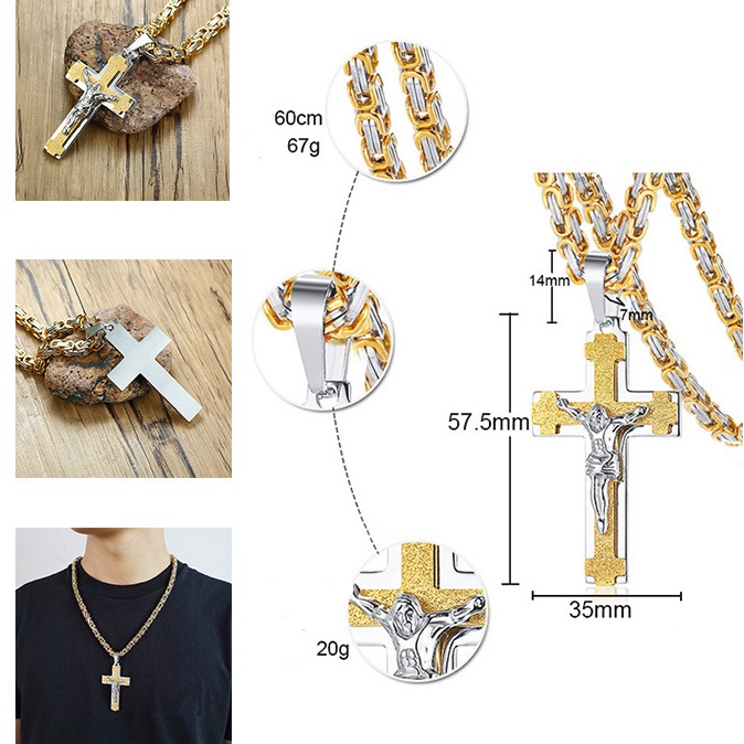 Herenketting BE-28451 - Type4 / 60cm