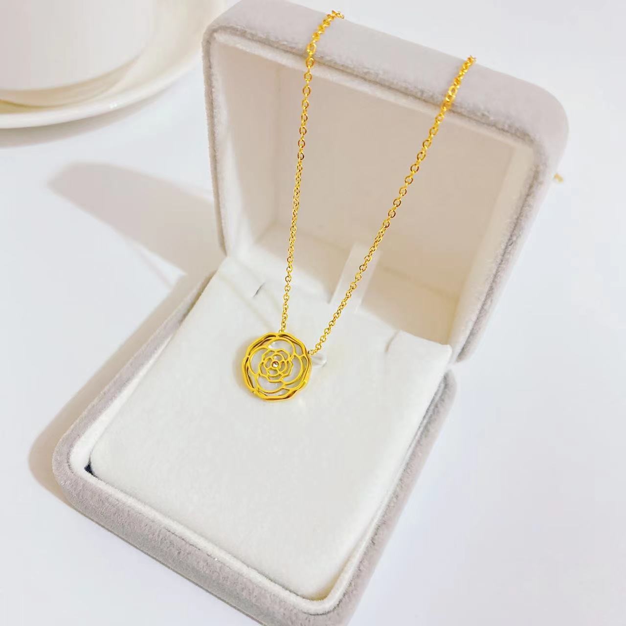 Halsketting FA-20466 - Goud