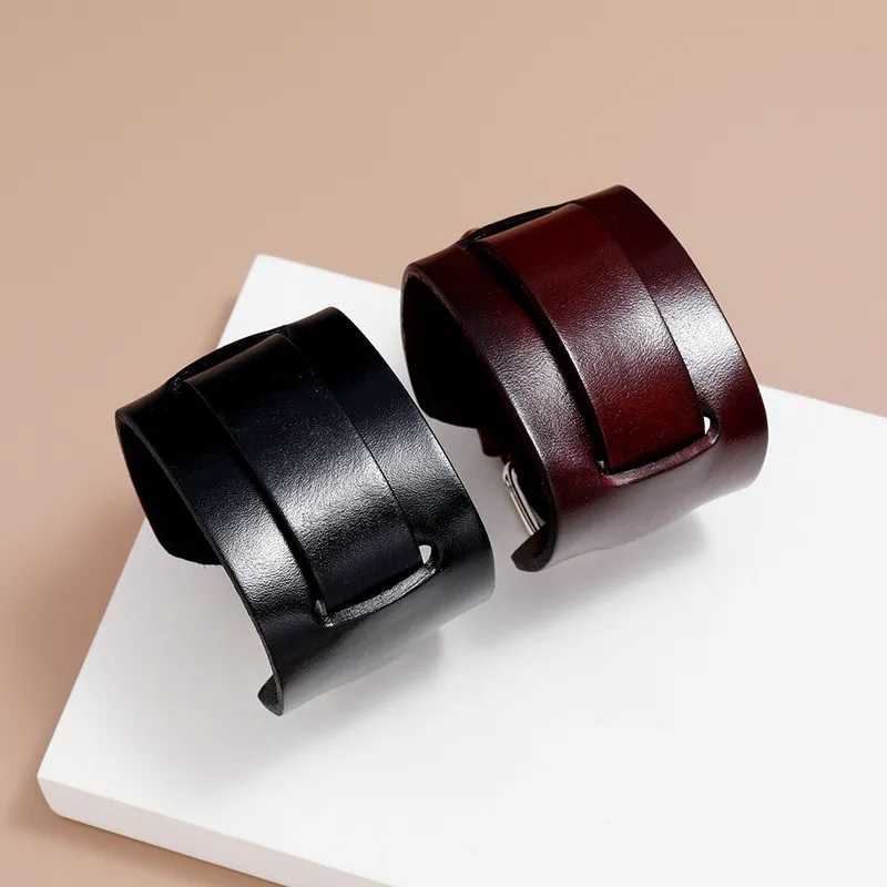 Heren Retro armband - Bruin