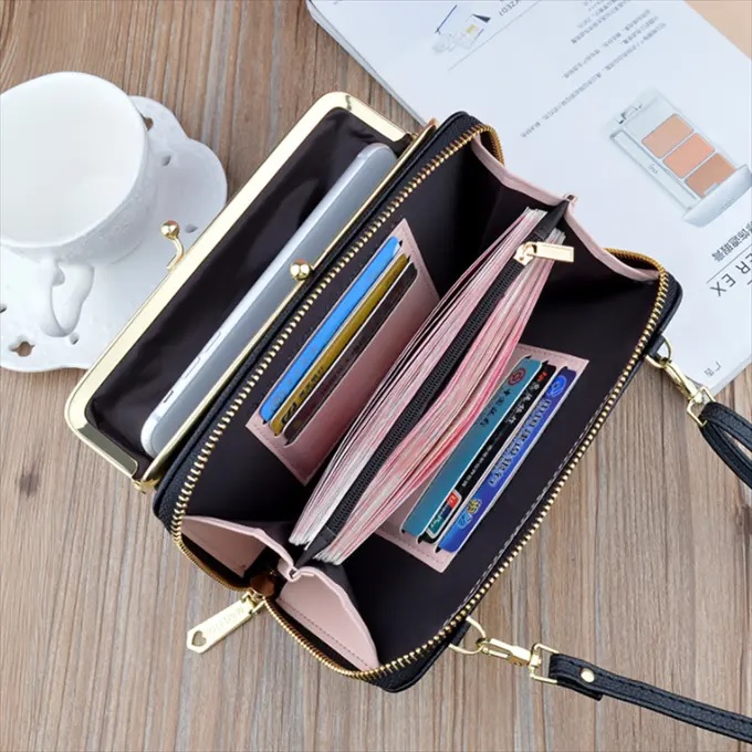 Crossbody Portemonnee LE-25219 - Grijs