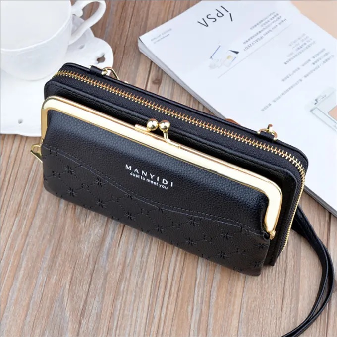 Crossbody Portemonnee LE-25219 - Grijs