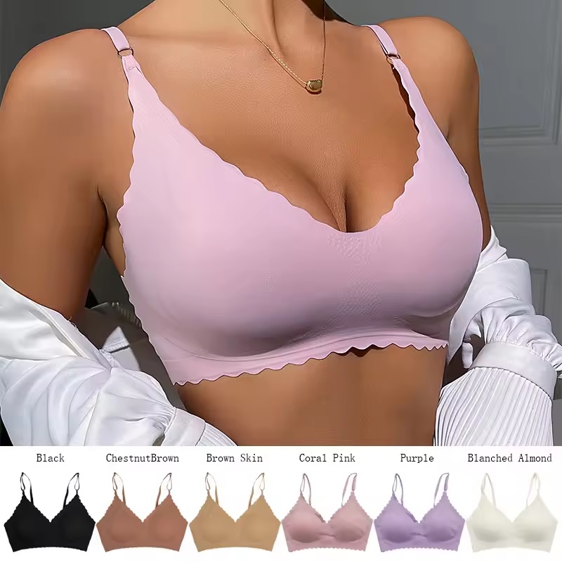 Naadloze beha EL - 40294 - Roze / S / Type2