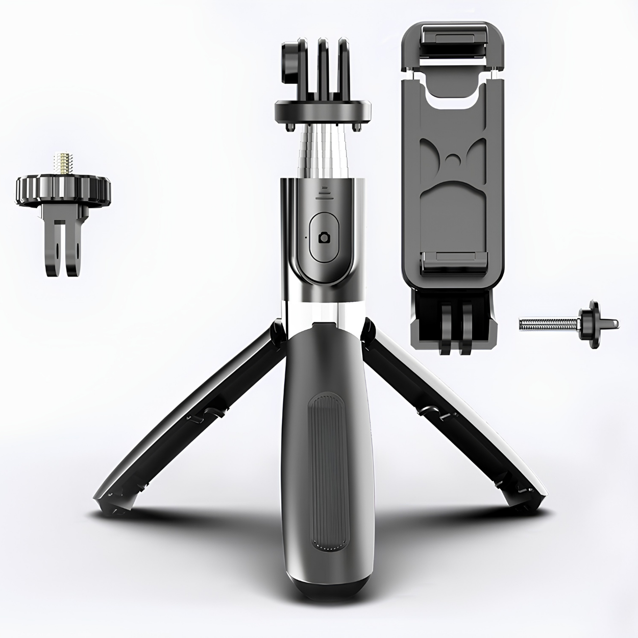 Selfiestick met statief PH - 40945 - Zwart