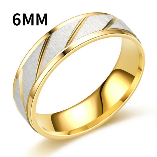 Herenring SP-31807 - Goud / 57mm