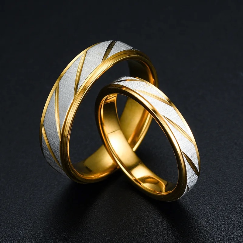Herenring SP-31807 - Goud / 57mm