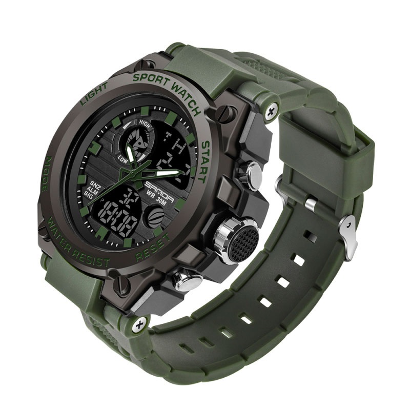 Horloge SANDA VI-14295 - Groen / Zwart