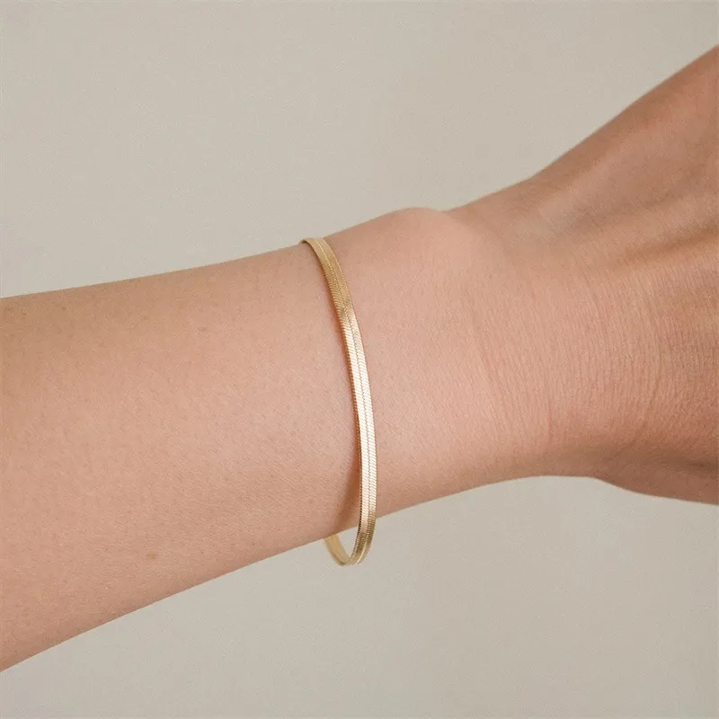 Armband SI-28534 - Goudroze/3mm