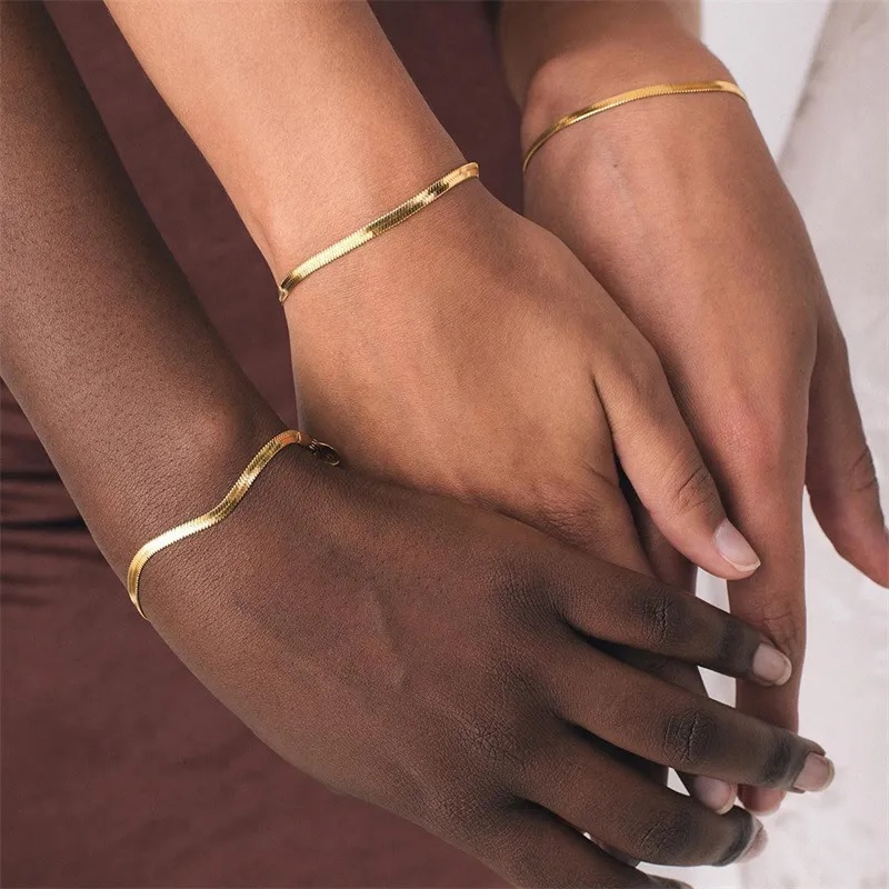Armband SI-28534 - Goudroze/3mm