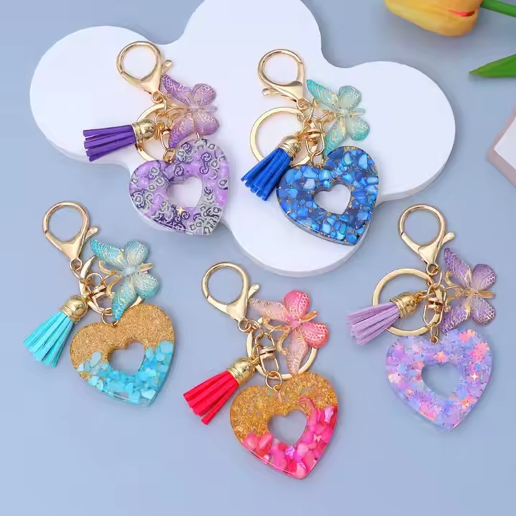 Sleutelhanger Heart - Roze / Type2