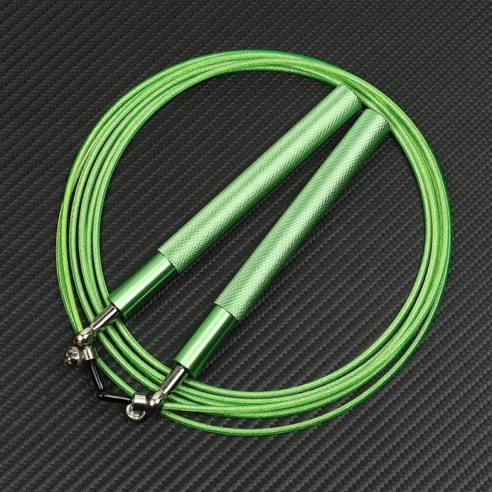 Professioneel speed-springtouw met stalen kabel - Goud