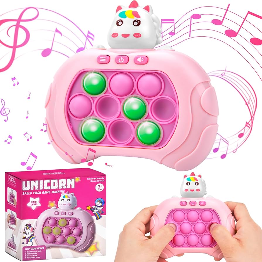 Speelconsole Skill Game Nijlpaard (Pop It) - Blauw