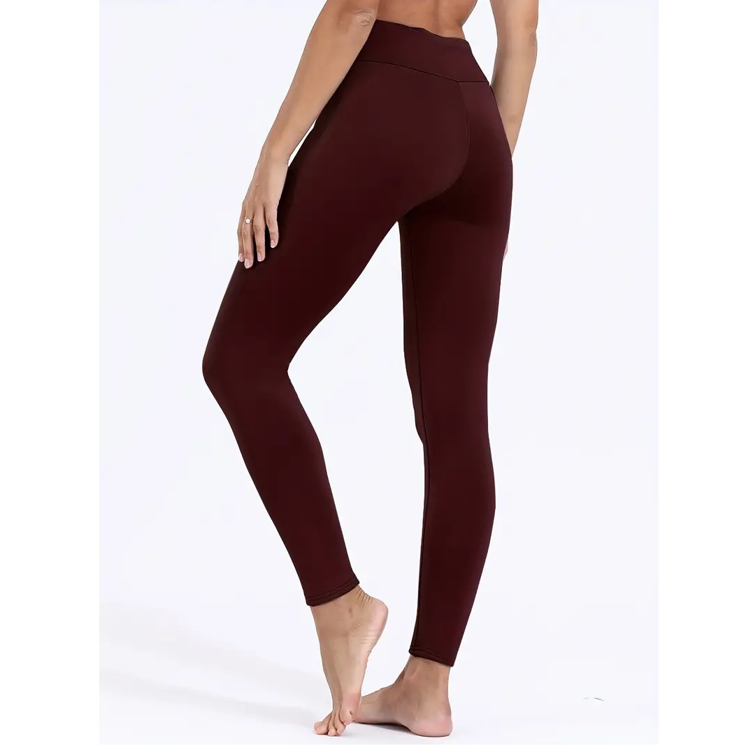 Gevoerde leggings - Donkerblauw / XL