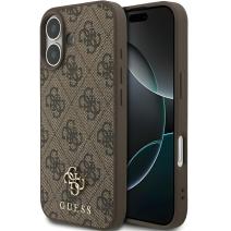 Guess - 4G Small and Classic Logo MagSafe voor iPhone 17 - Bruin