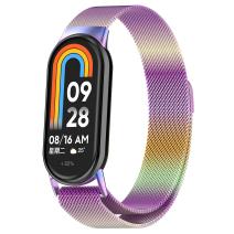 Techsuit metalen band voor Xiaomi Mi Band 8 / 8 NFC - Multicolor