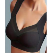 Naadloze beha CO-30610 - Zwart / 3XL