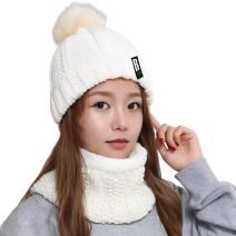 Muts en nekwarmer ZA - 21526 - Wit