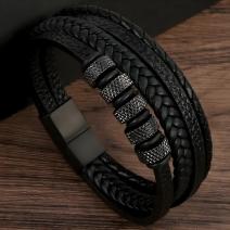 Herenarmband GI-33322 - Zwart