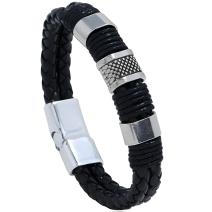 Armband KE-34297 - Zwart / Zilver