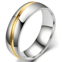 Herenring LO-17385 - Zilver / Goud / 67mm