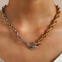 Ketting CA-7448 - Goud / Zilver / Type2