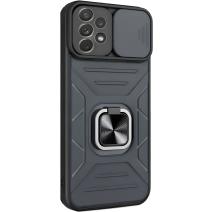 METAL RING Hoesje voor Samsung Galaxy A53 5G - grijs