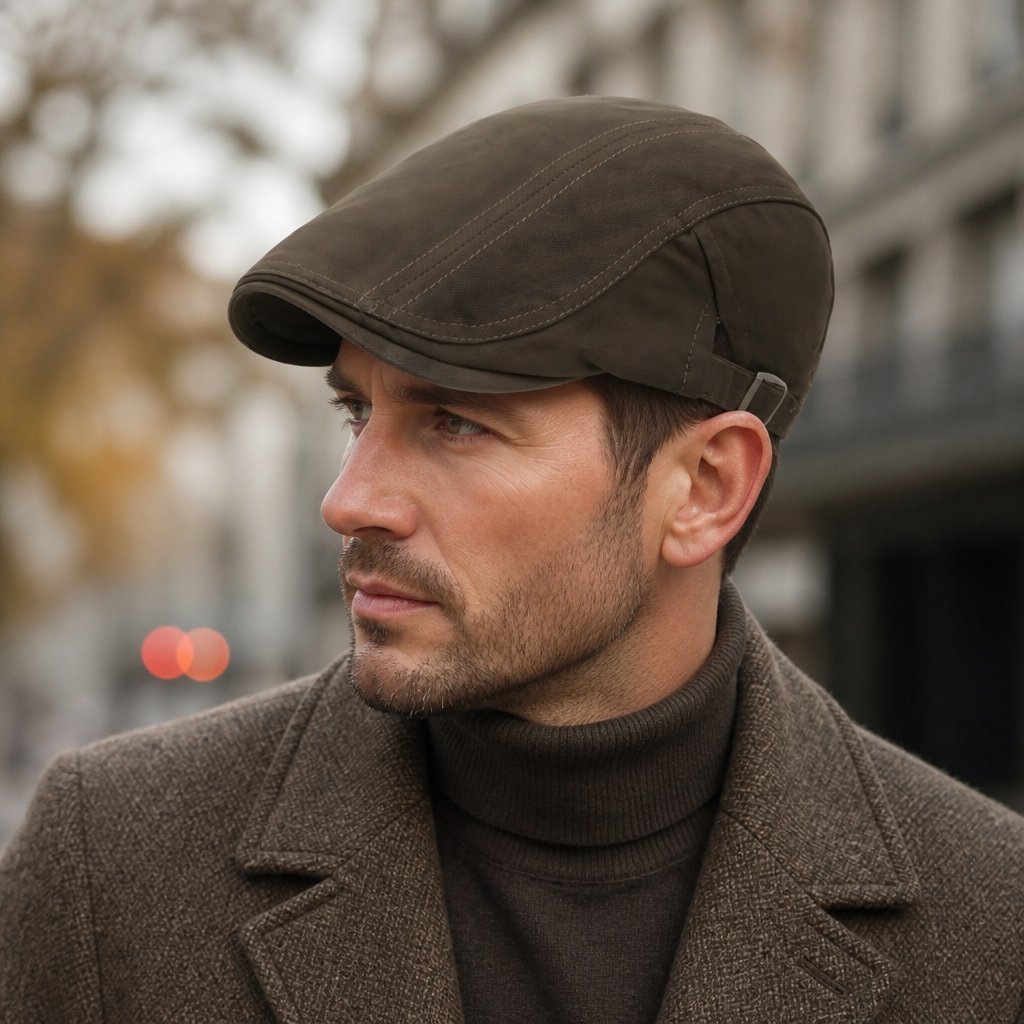 Heren baret WI-15449 - Khaki