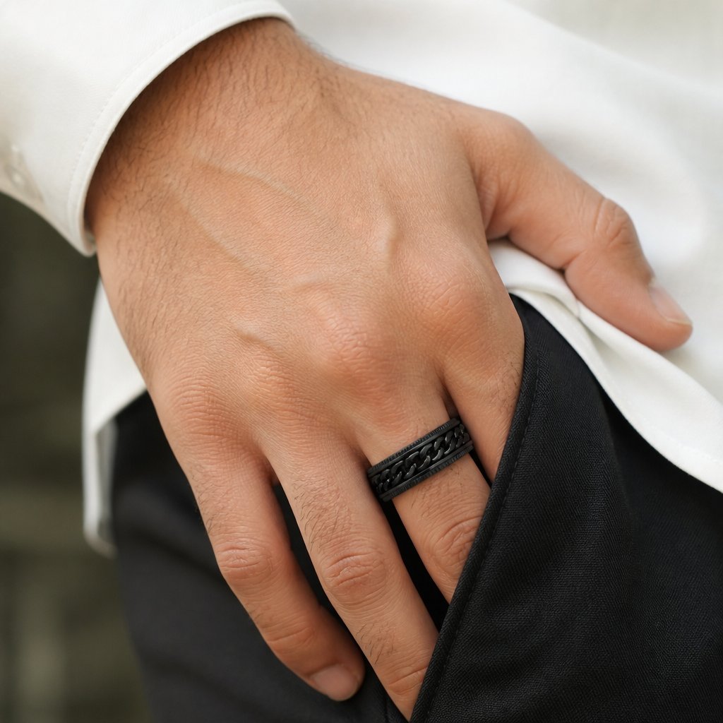 Ring CH-17105 - Zwart / 55mm