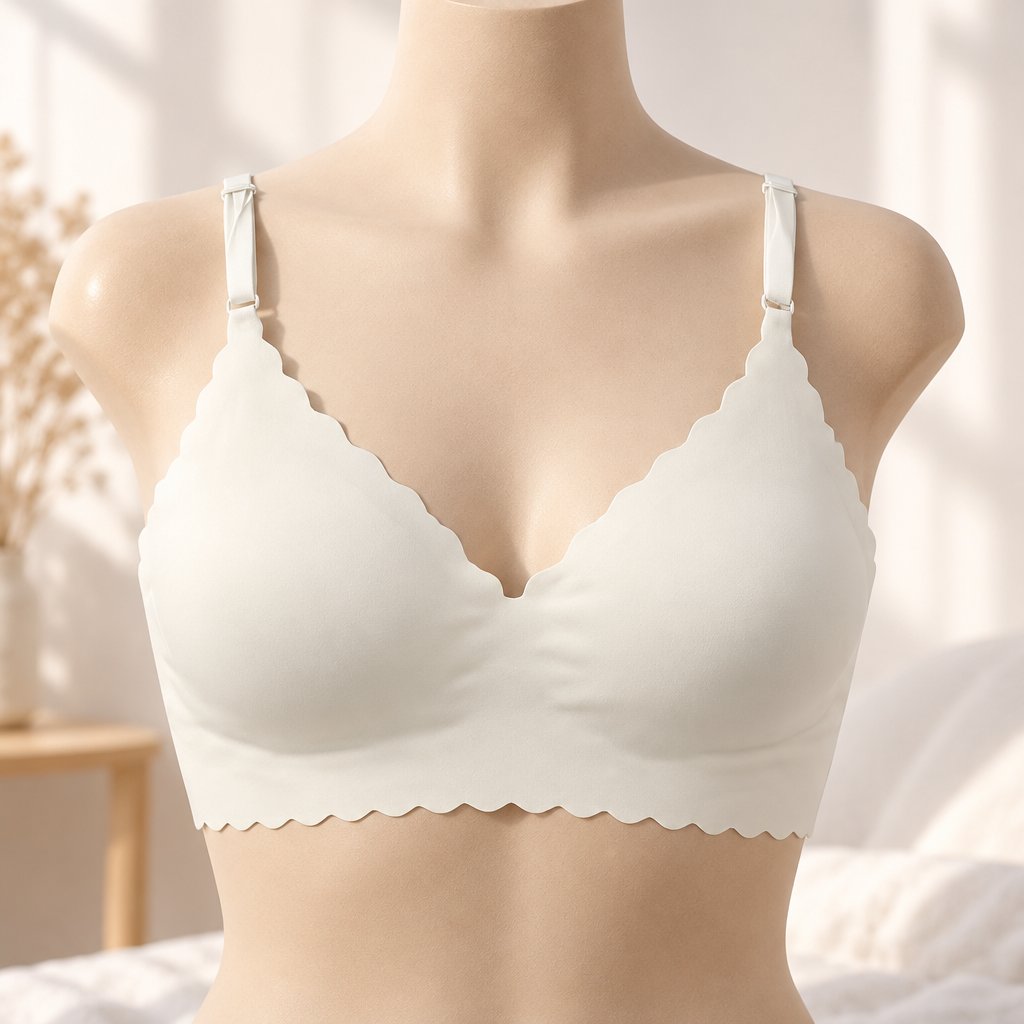 Naadloze beha EL-30862 - Wit / XL