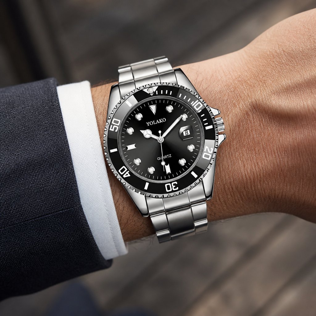 Horloge MA-33619 - Zilver / Zwart